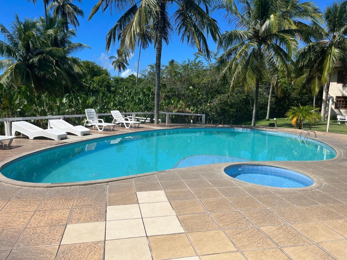 De Frente Pra Praia Apartamento Da Cris Taperapua - Condominio America Praia Flat Porto Seguro Bagian luar foto